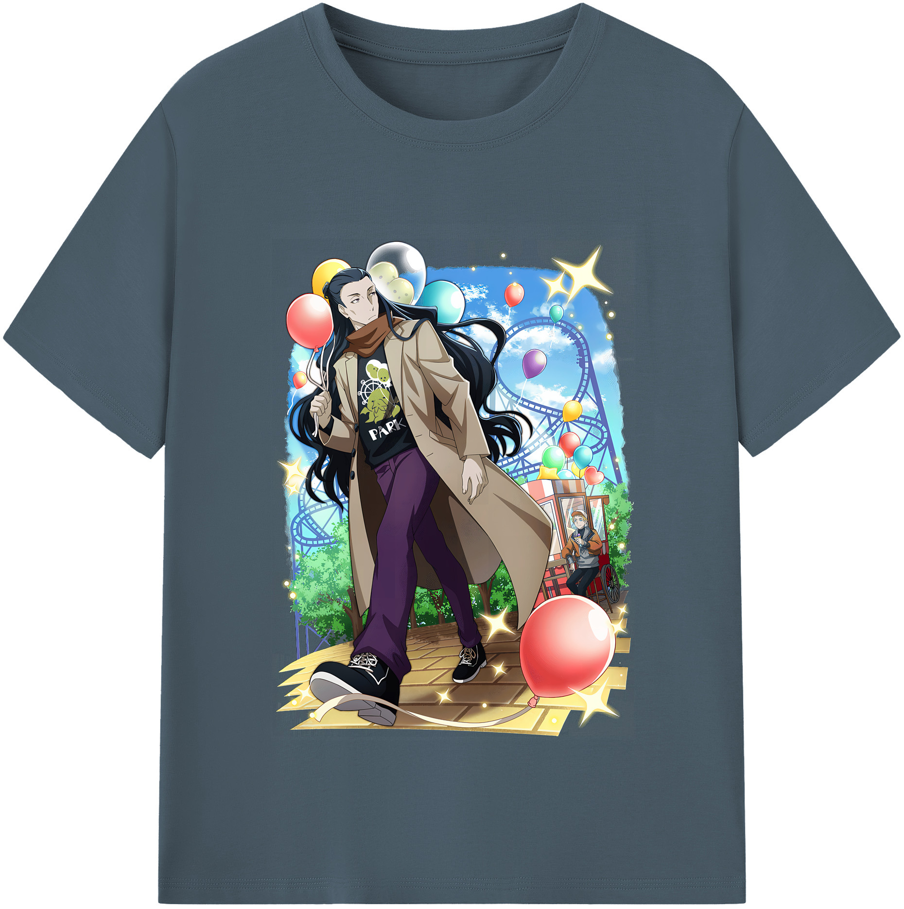 （画像用） 文豪ストレイドッグス Bungo Stray Dogs 綿100％半袖Tシャツ（フロントプリント）